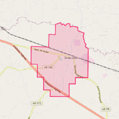 Map of Smackover