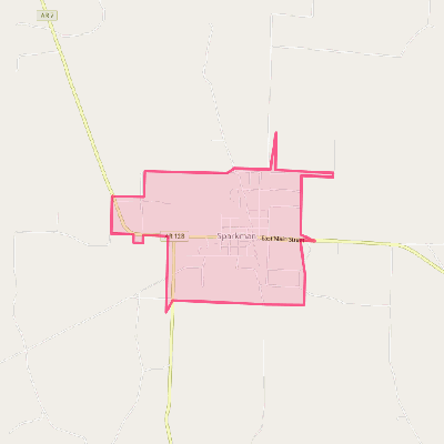 Map of Sparkman