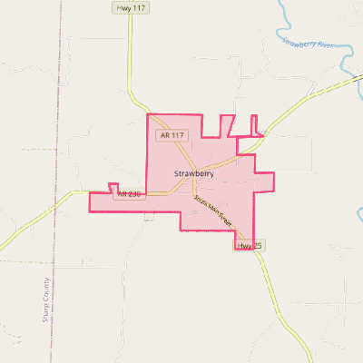 Map of Strawberry