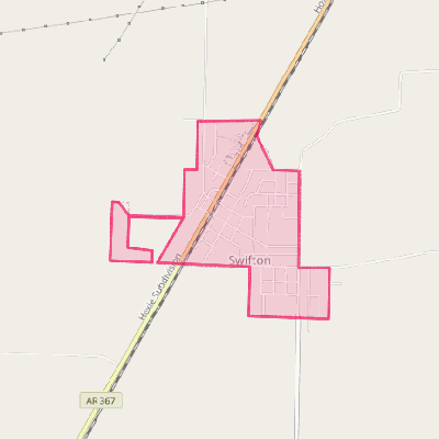 Map of Swifton