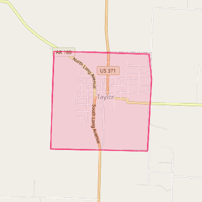 Map of Taylor