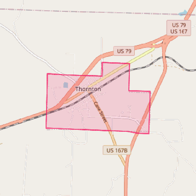 Map of Thornton