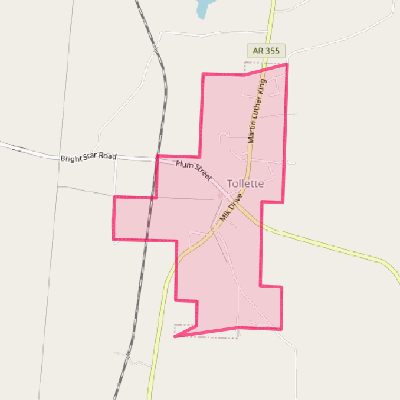 Map of Tollette