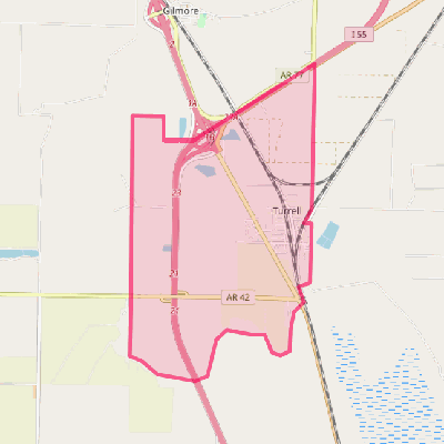 Map of Turrell