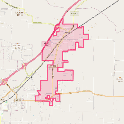 Map of Ward