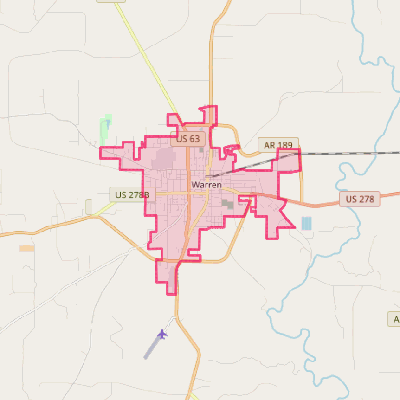 Map of Warren