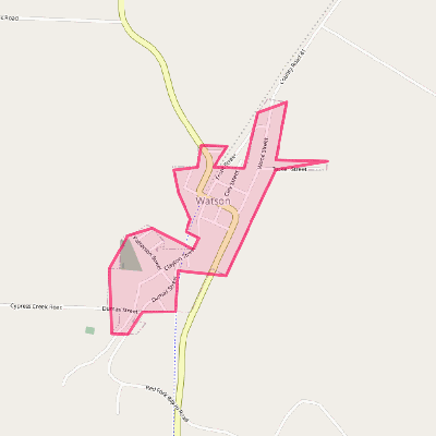Map of Watson