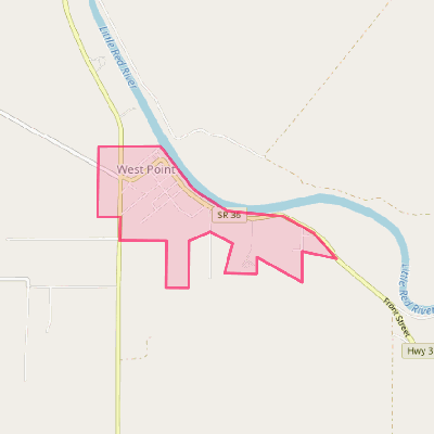 Map of West Point