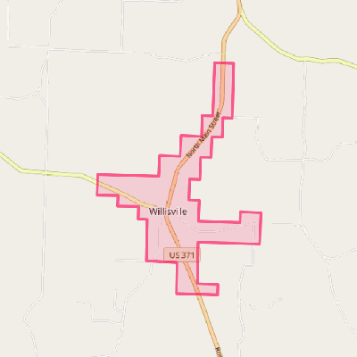 Map of Willisville