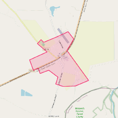 Map of Wilson