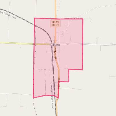 Map of Wilton