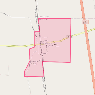 Map of Winchester