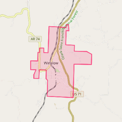 Map of Winslow