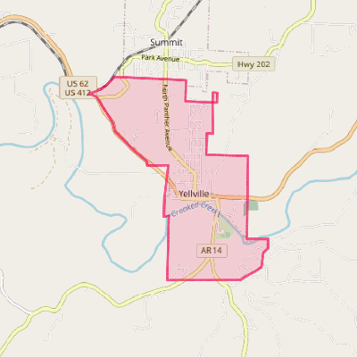 Map of Yellville