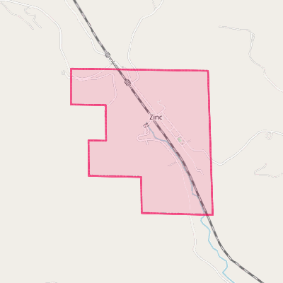Map of Zinc