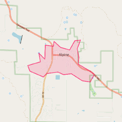 Map of Alpine