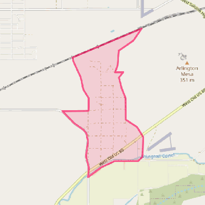 Map of Arlington