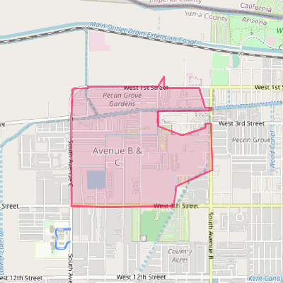 Map of Avenue B and C