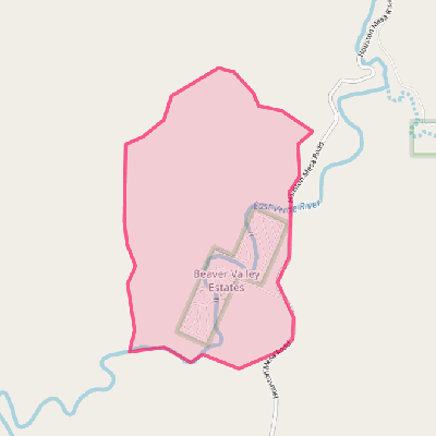 Map of Beaver Valley