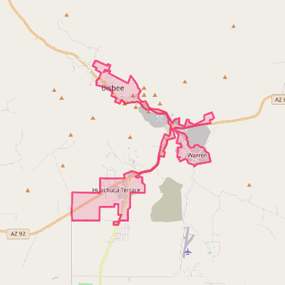 Map of Bisbee