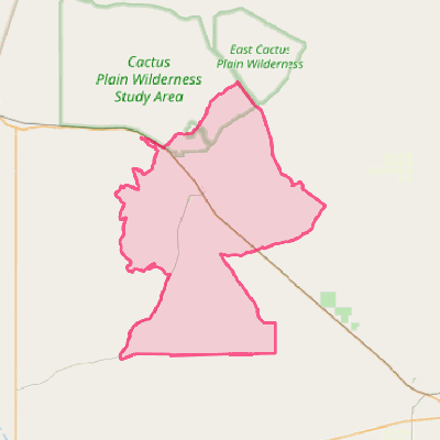 Map of Bouse