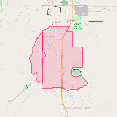 Map of Cactus Flats