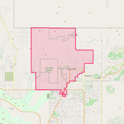 Map of Cave Creek