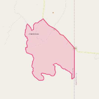 Map of Chilchinbito