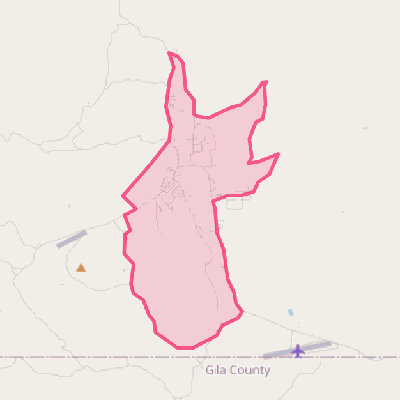 Map of Cibecue