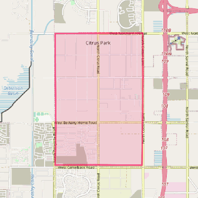 Map of Citrus Park