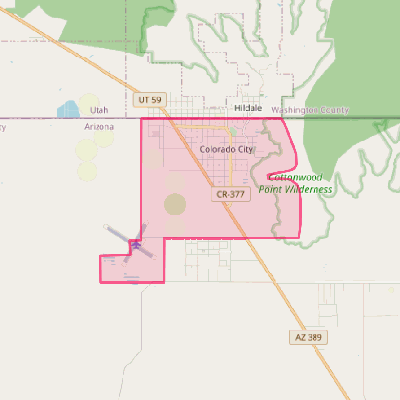 Map of Colorado City