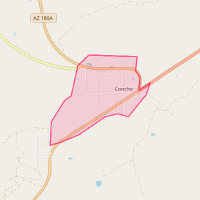 Map of Concho