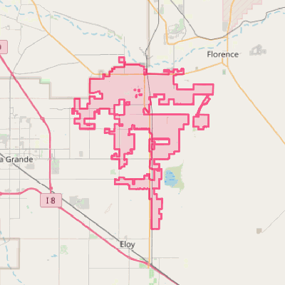 Map of Coolidge