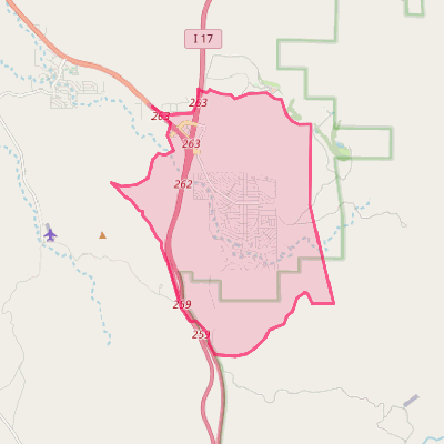 Map of Cordes Lakes