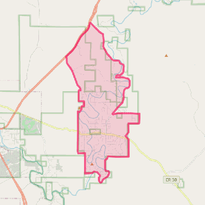 Map of Cornville