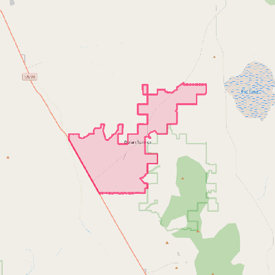 Map of Dolan Springs