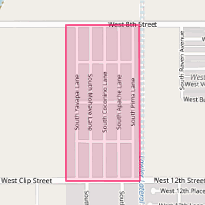 Map of Donovan Estates