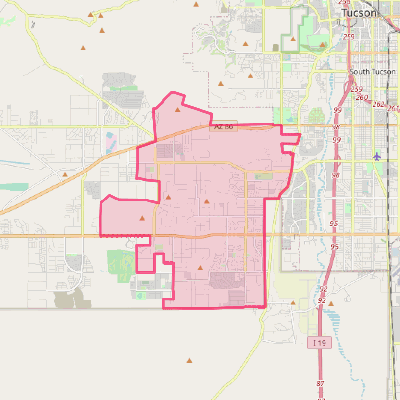 Map of Drexel Heights