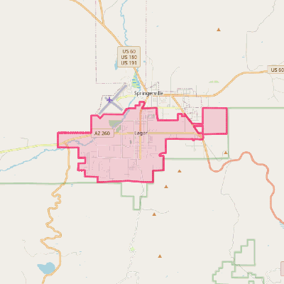 Map of Eagar