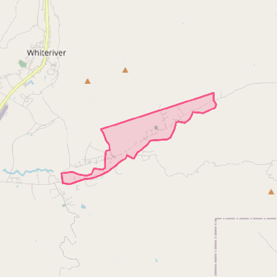 Map of East Fork