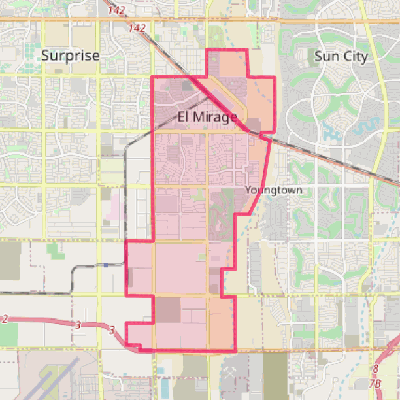 Map of El Mirage