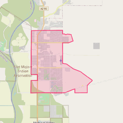 Map of Fort Mohave