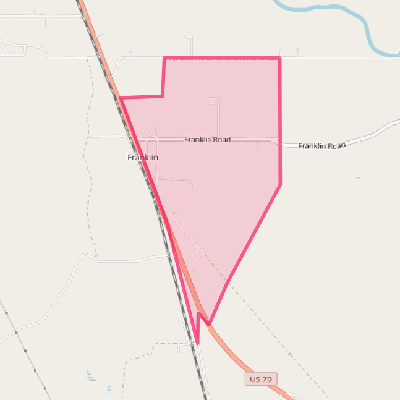 Map of Franklin