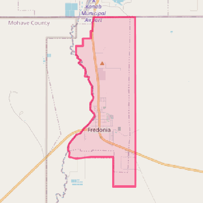 Map of Fredonia