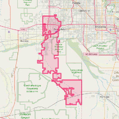 Map of Goodyear