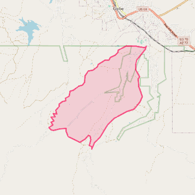 Map of Icehouse Canyon