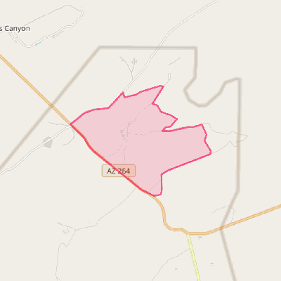 Map of Jeddito