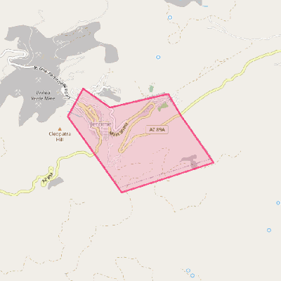 Map of Jerome