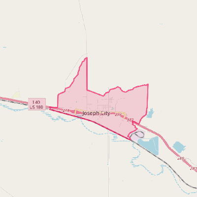 Map of Joseph City