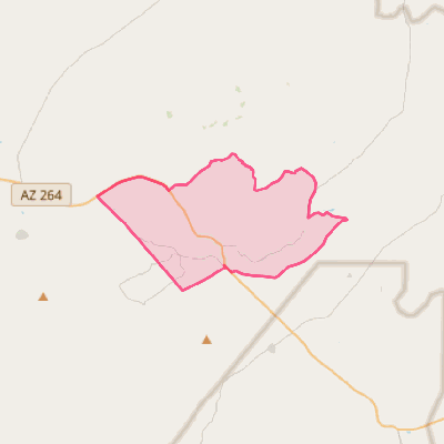 Map of Keams Canyon